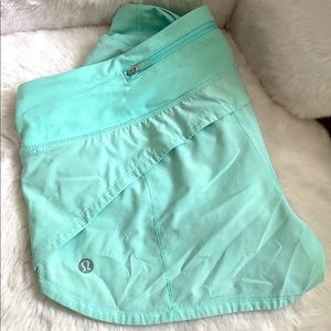 Lululemon bright green shorts
